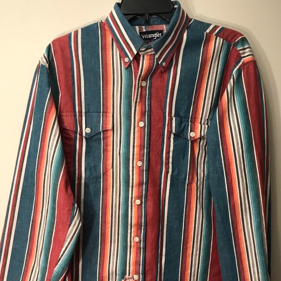 vintage wrangler button up